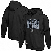 Men's Las Vegas Raiders New Era Black School of Hard Knocks Pullover Hoodie,baseball caps,new era cap wholesale,wholesale hats